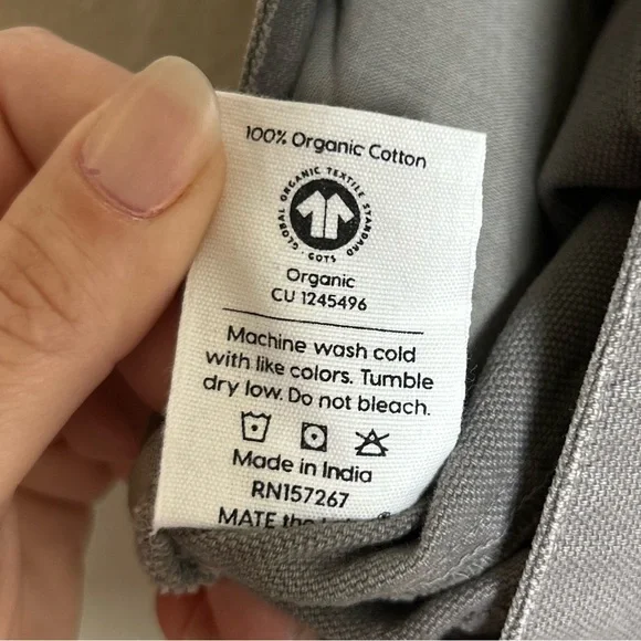 MATE The Label Organic Cotton Utility Cargo Gorpcore Industrial Chic Pants - Picture 9 of 9